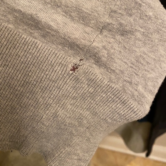 BANANA REPUBLIC Gray Cotton Sweater - Picture 5 of 6